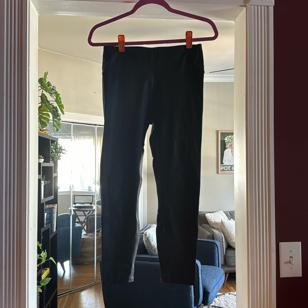 Fabletics Faux Leather 7/8 length leggings